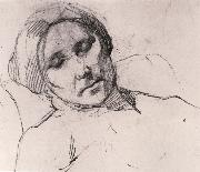 Portrait of mother asleeping Marie Laurencin